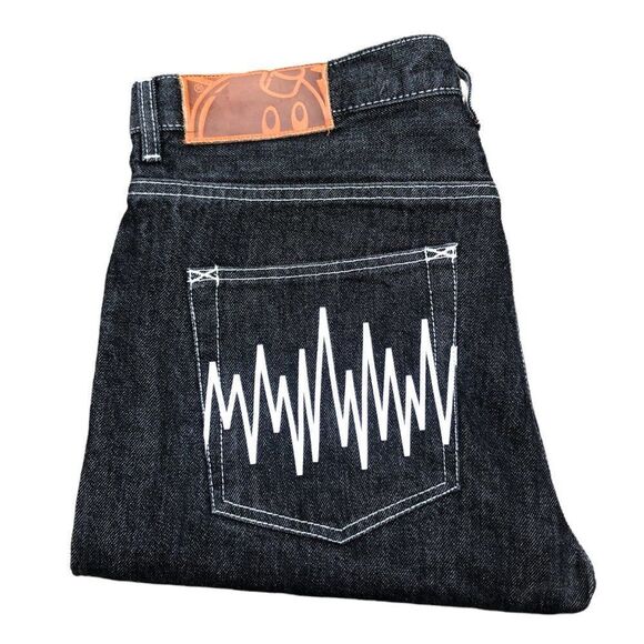 THE Hundreds Embroidered Jeans Size 34 - Picture 1 of 9